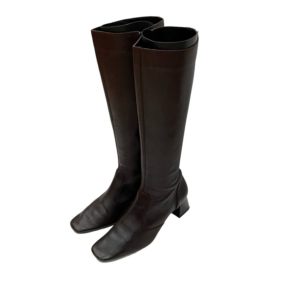 MNG Chocolate Brown Boots, Size 7.5